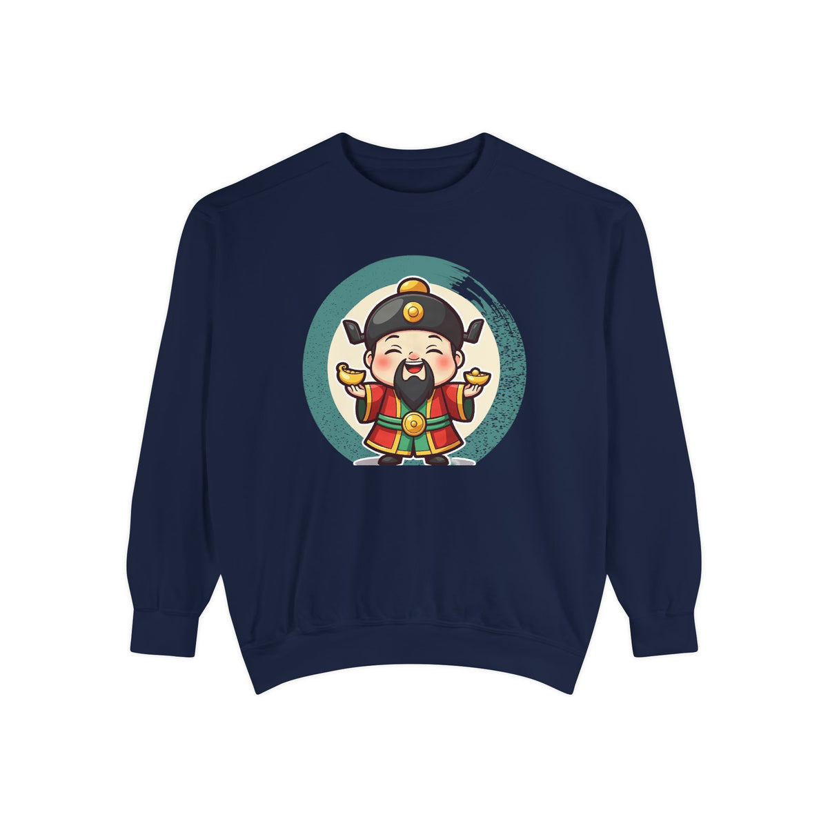 Caishen: Inviting Wealth and Treasure — Garment-Dyed Sweatshirt
