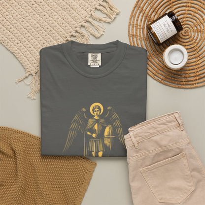 St Michael the Archangel: Chief Commander of Heaven — Garment-Dyed One-Ink Tee