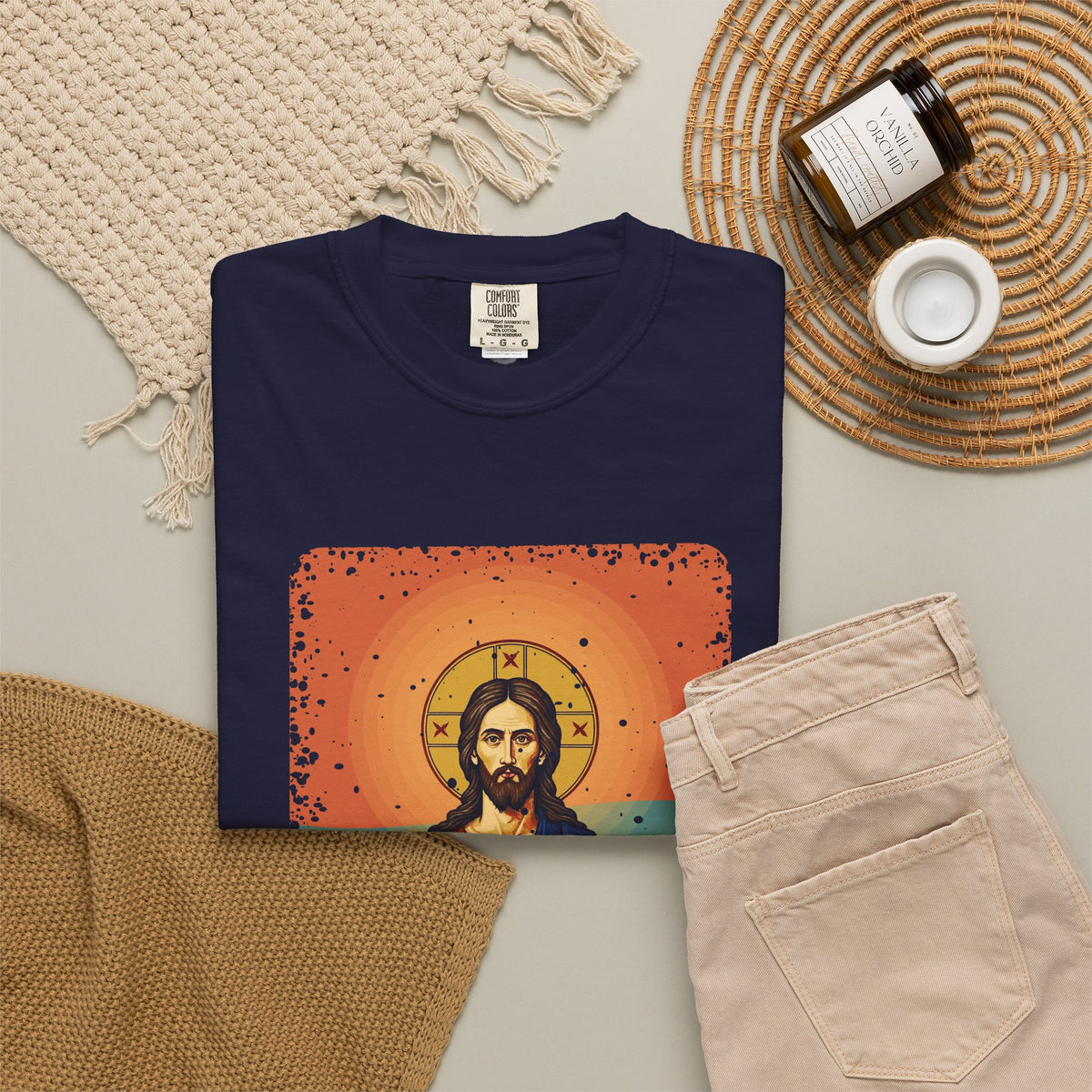 Jesus Christ · “How long must I put up with you?” — Garment-Dyed T-Shirt