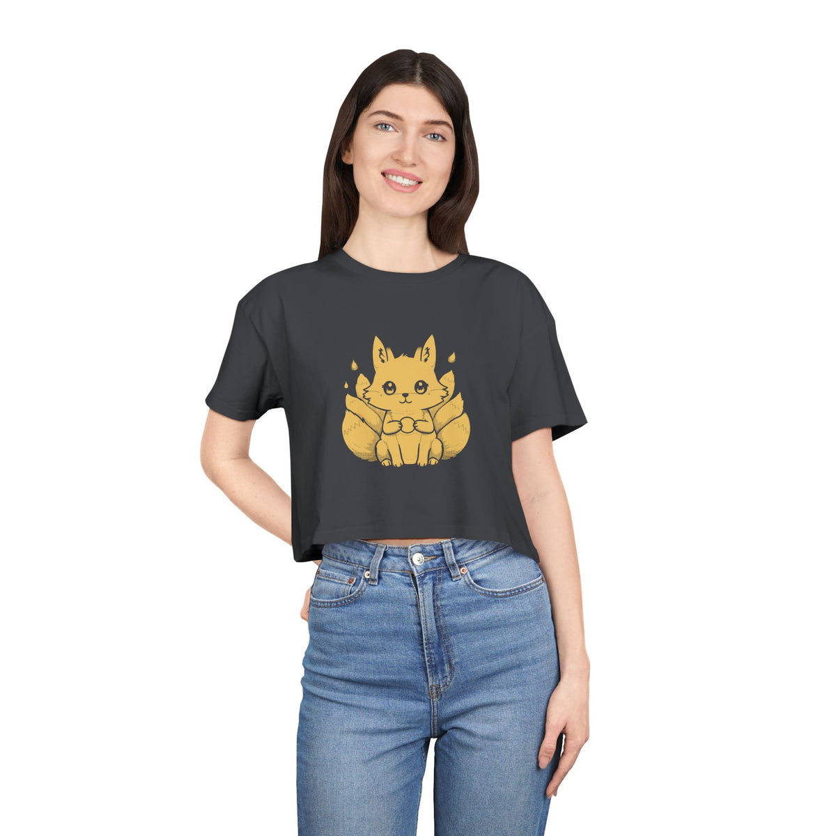 Kitsune: Messenger of Inari — Women's Crop Tee