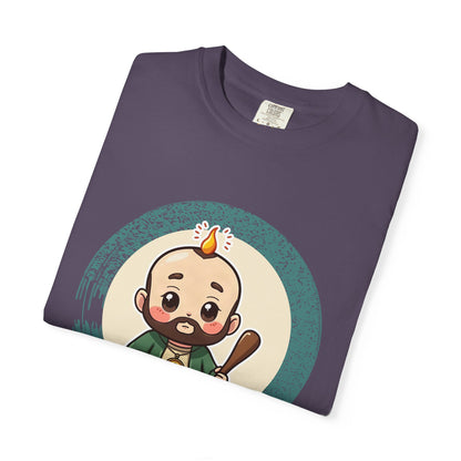 St Jude Thaddeus: Bearer of the Pentecost Flame — Garment-Dyed T-Shirt