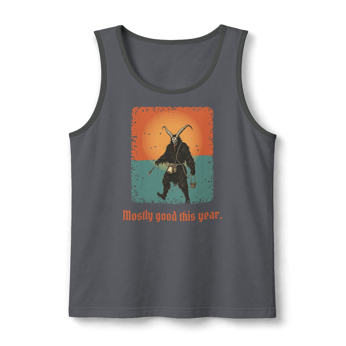 Krampus: Driver of Winter Spirits — Unisex Muscle Tank