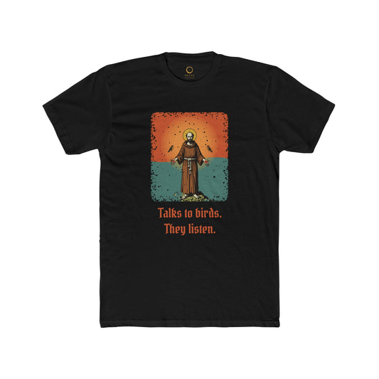 St Francis of Assisi: Patron Saint of Ecology — Unisex T-Shirt