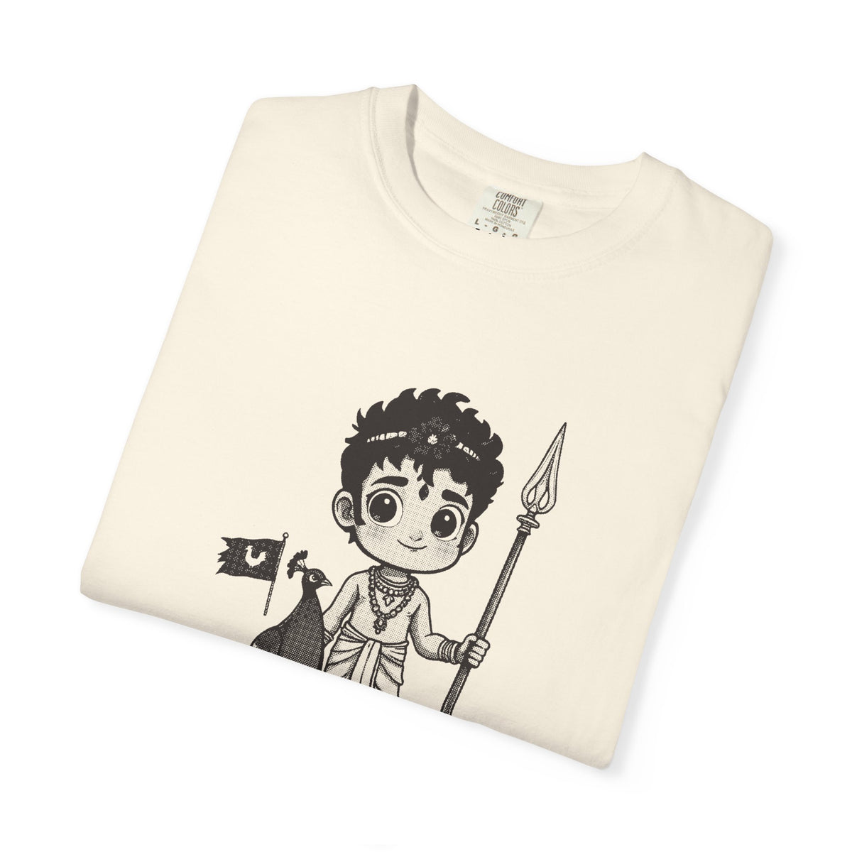 Murugan · “He taught his father.” — Garment-Dyed One-Ink Tee