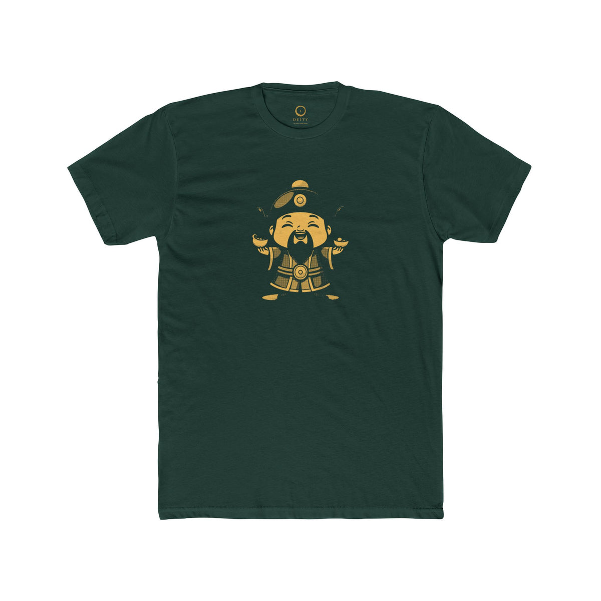 Caishen: Inviting Wealth and Treasure — One-Ink T-Shirt