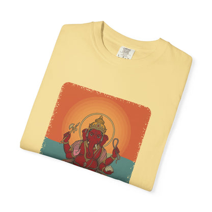 Ganesha · “First things first.” — Garment-Dyed T-Shirt