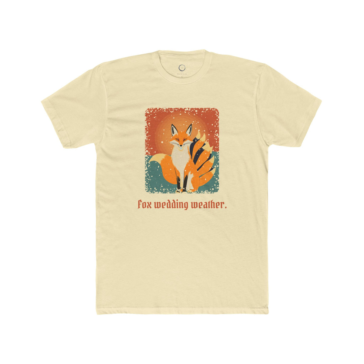 Kitsune · “Fox wedding weather.” — Unisex T-Shirt