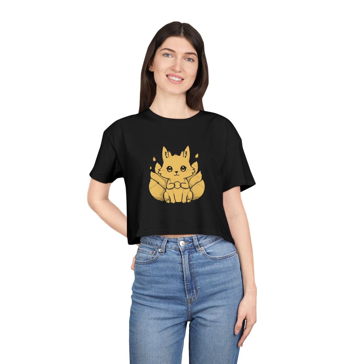 Kitsune: Messenger of Inari — Women's Crop Tee