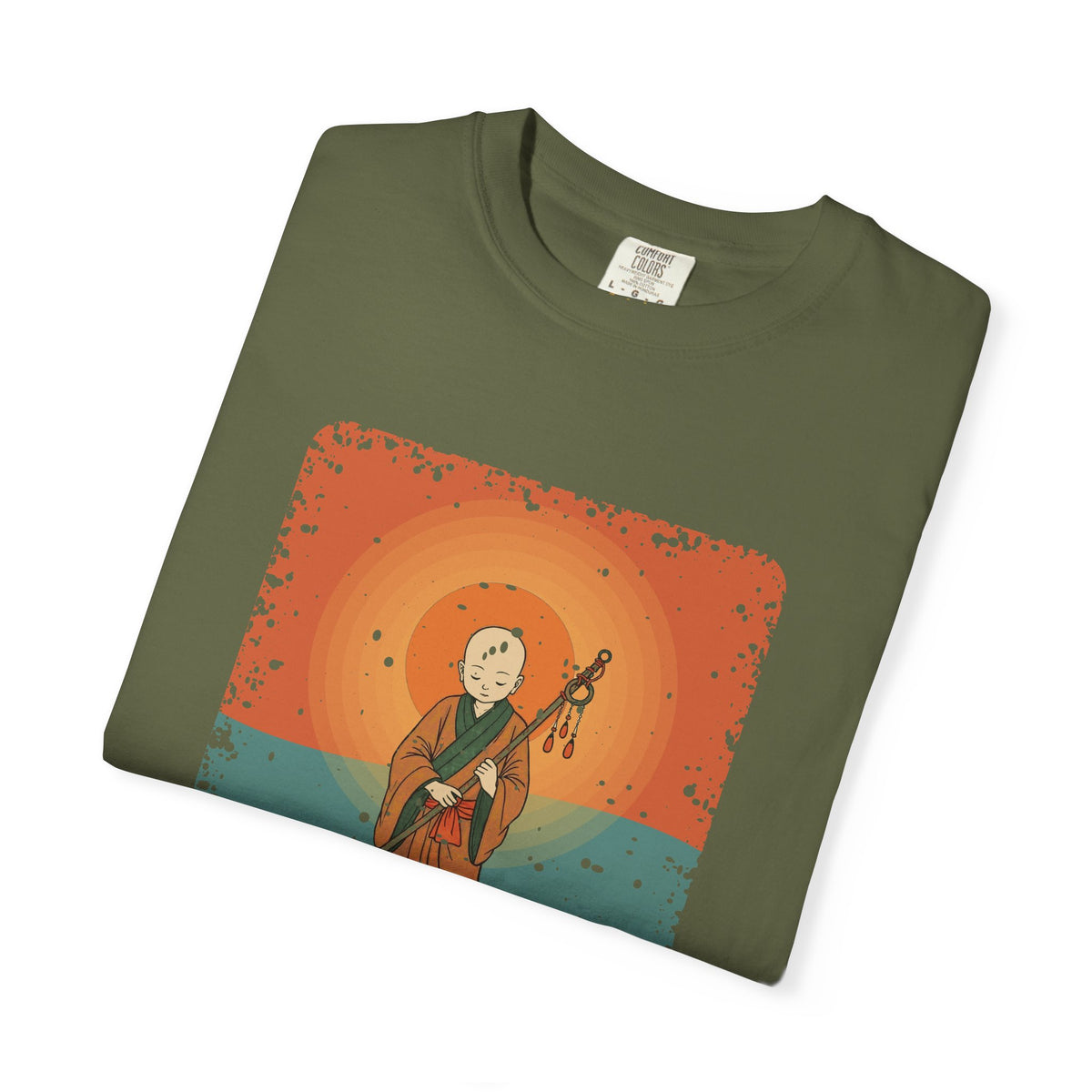 Jizō · “Travel buddy.” — Garment-Dyed T-Shirt