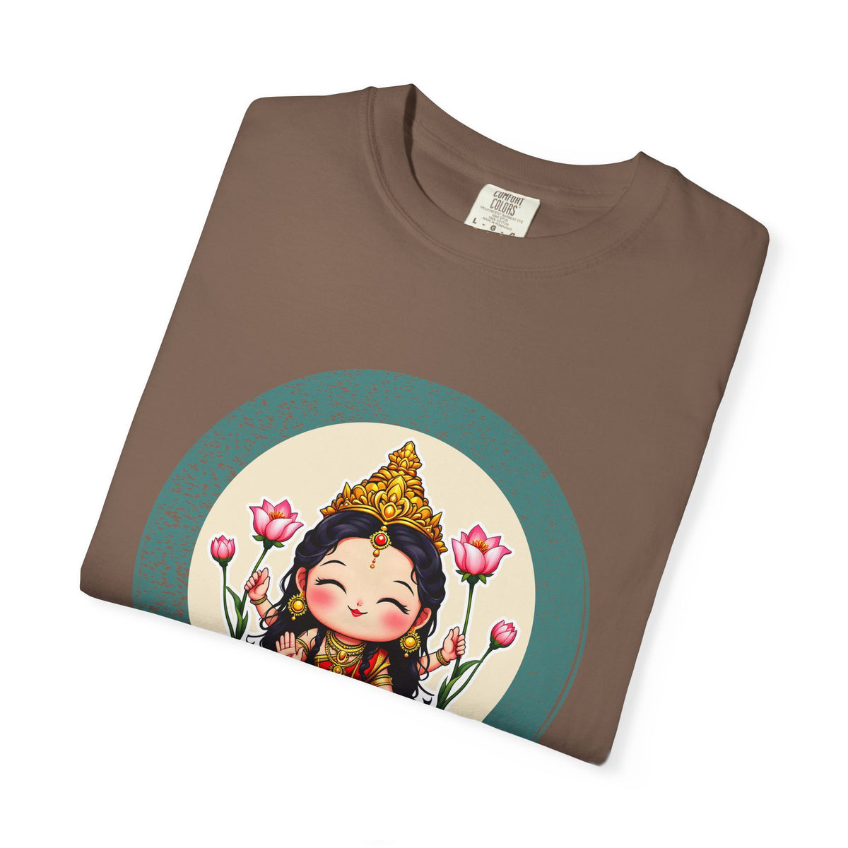 Lakshmi: She of the Lotus — Garment-Dyed T-Shirt