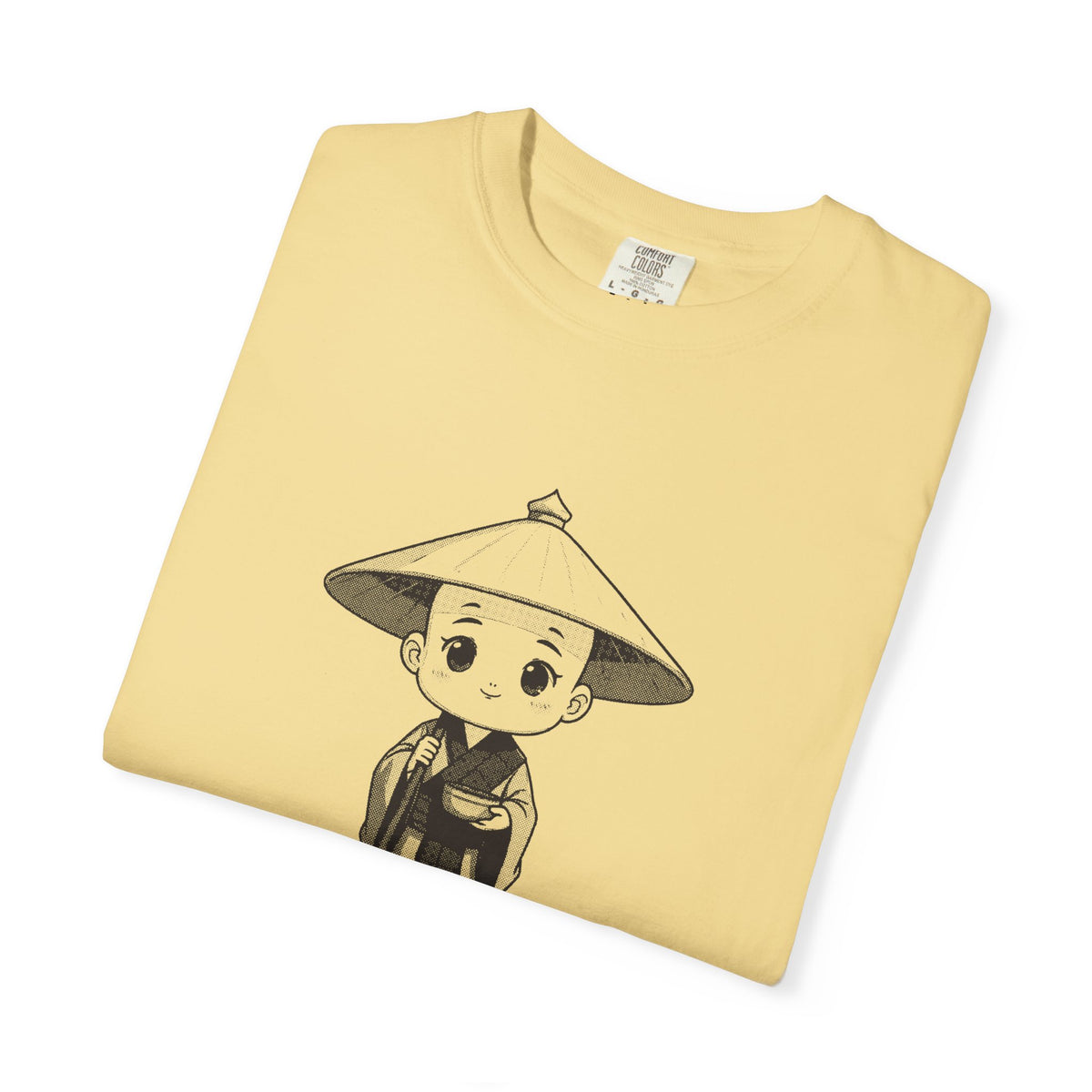 Kōbō Daishi · “Never walking alone.” — Garment-Dyed One-Ink Tee