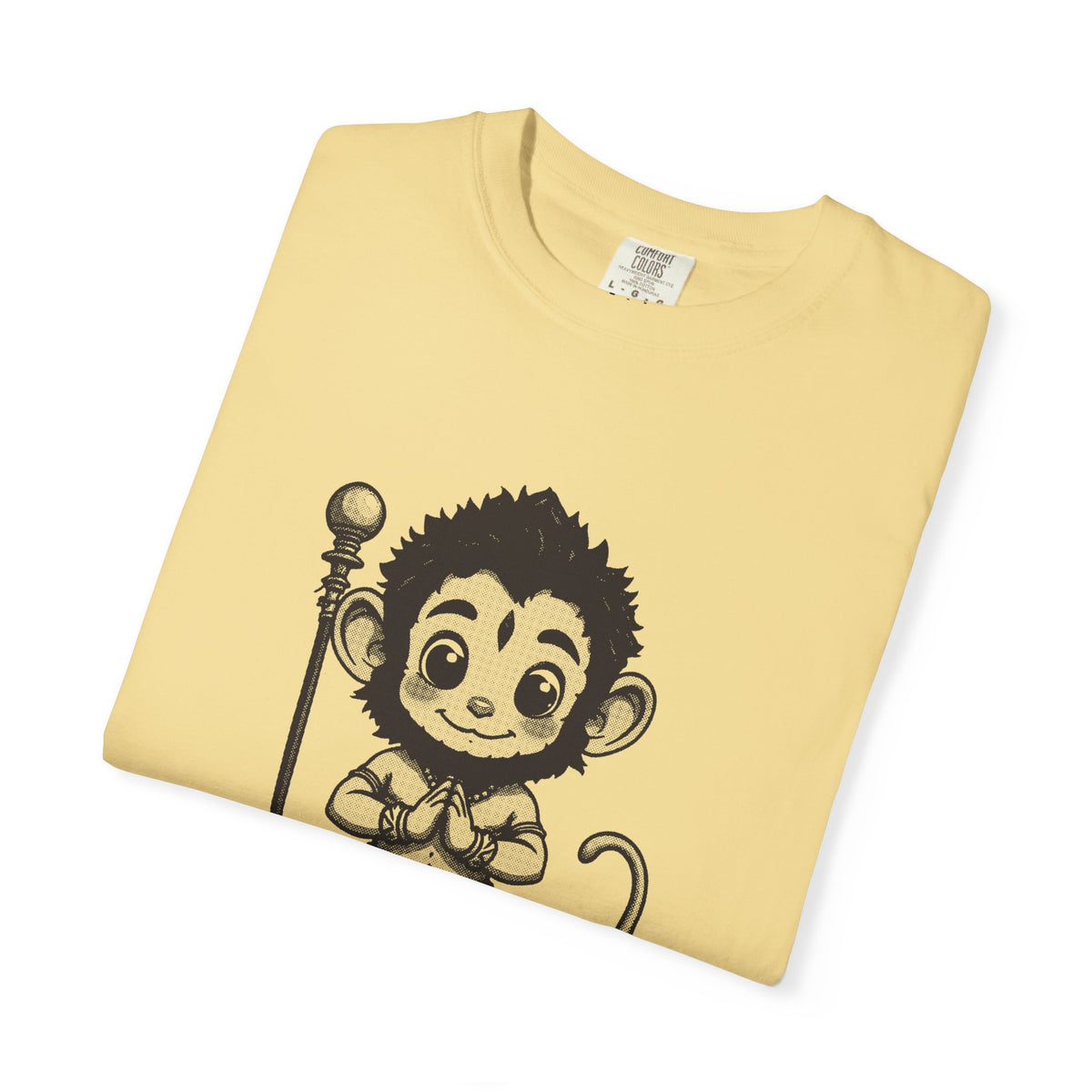 Hanuman · “Brought the whole mountain.” — Garment-Dyed One-Ink Tee