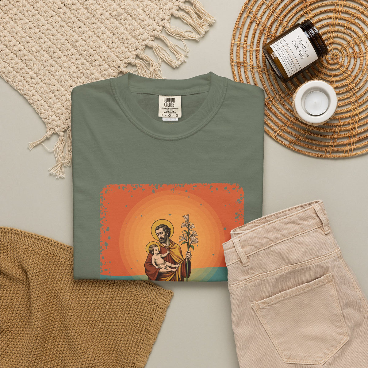St Joseph · “Said nothing. Did everything.” — Garment-Dyed T-Shirt