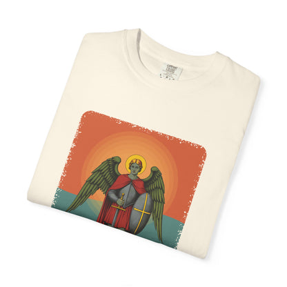 St Michael the Archangel: Chief Commander of Heaven — Garment-Dyed T-Shirt