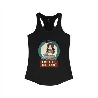Selkie: Grey Selkie of Sule Skerry — Women's Racerback Tank