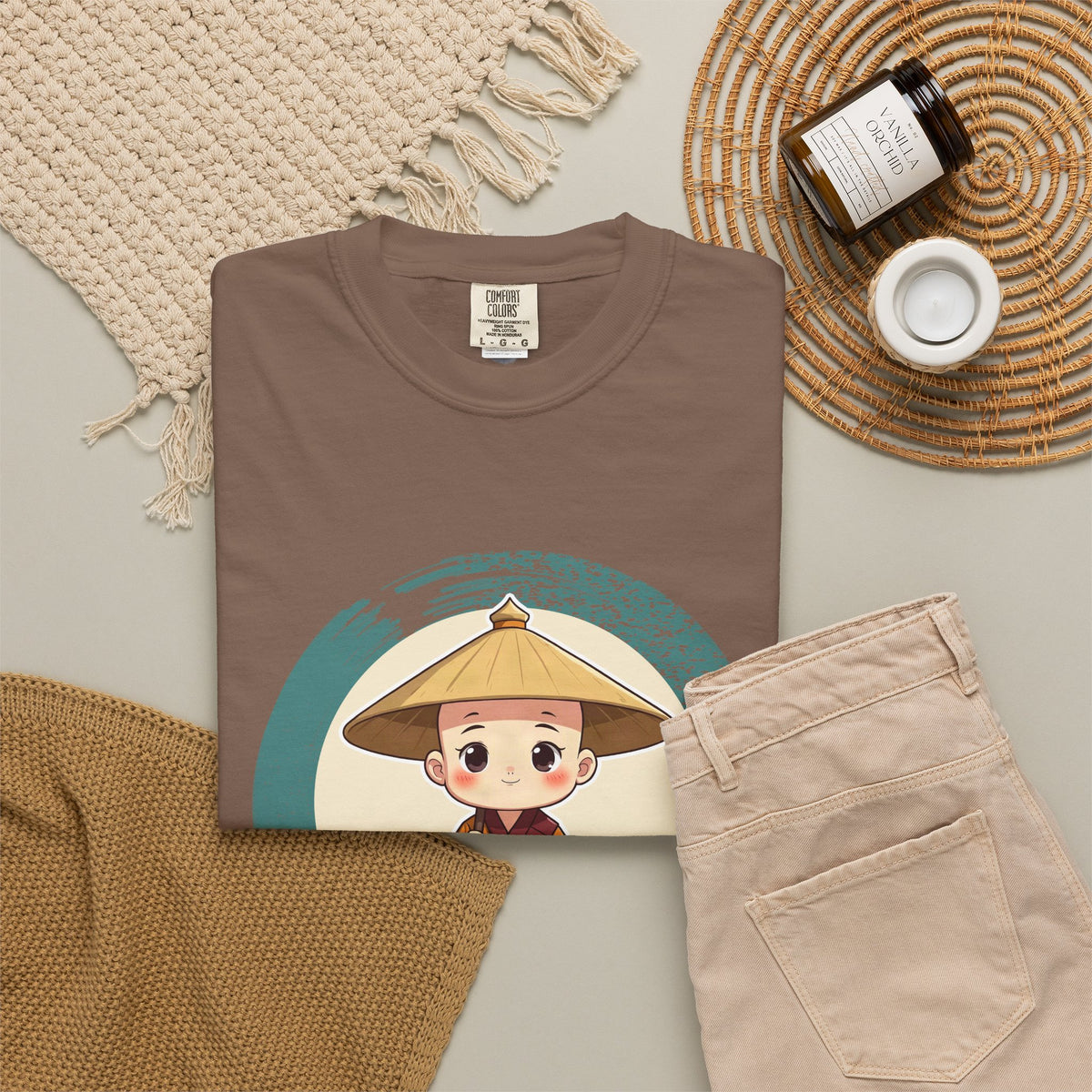 Kōbō Daishi · “Never walking alone.” — Garment-Dyed T-Shirt