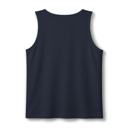 Tanuki: Lucky Greeter at the Shop Door — Unisex Muscle Tank