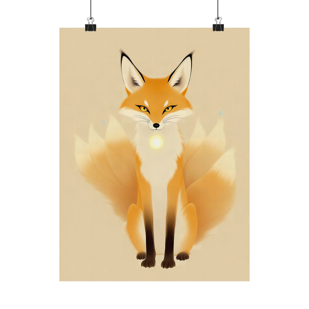 Kitsune: The Nine-Tailed Fox — Art Print