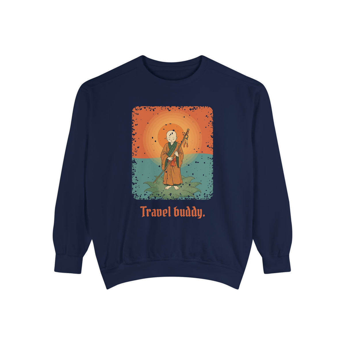 Jizō: Guardian of the Six Realms — Garment-Dyed Sweatshirt