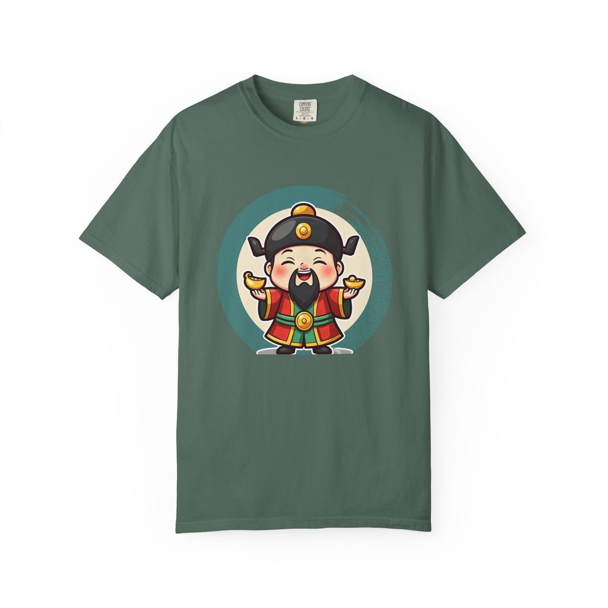 Caishen: Inviting Wealth and Treasure — Garment-Dyed T-Shirt