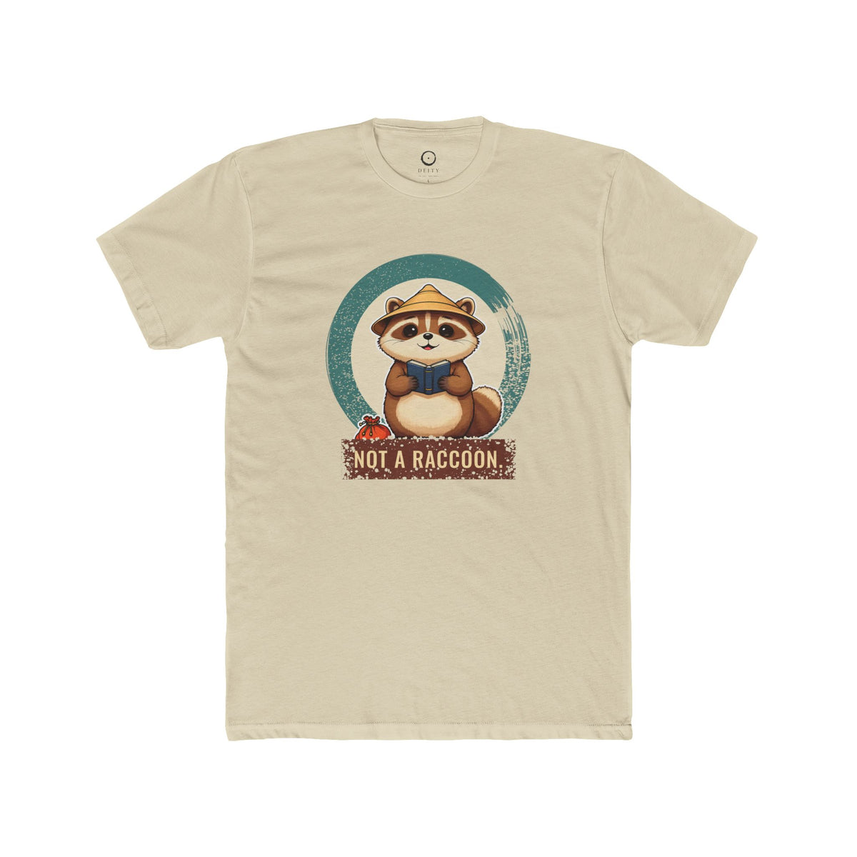 Tanuki: Lucky Greeter at the Shop Door — Unisex T-Shirt