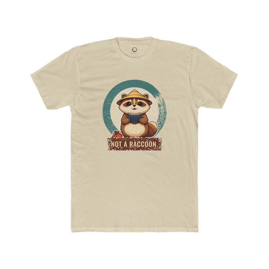Tanuki: Lucky Greeter at the Shop Door — Unisex T-Shirt