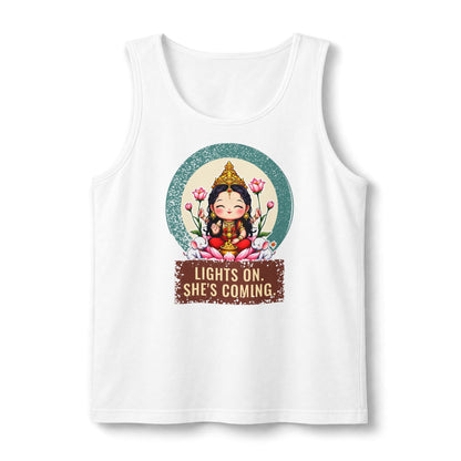 Lakshmi: She of the Lotus — Unisex Muscle Tank
