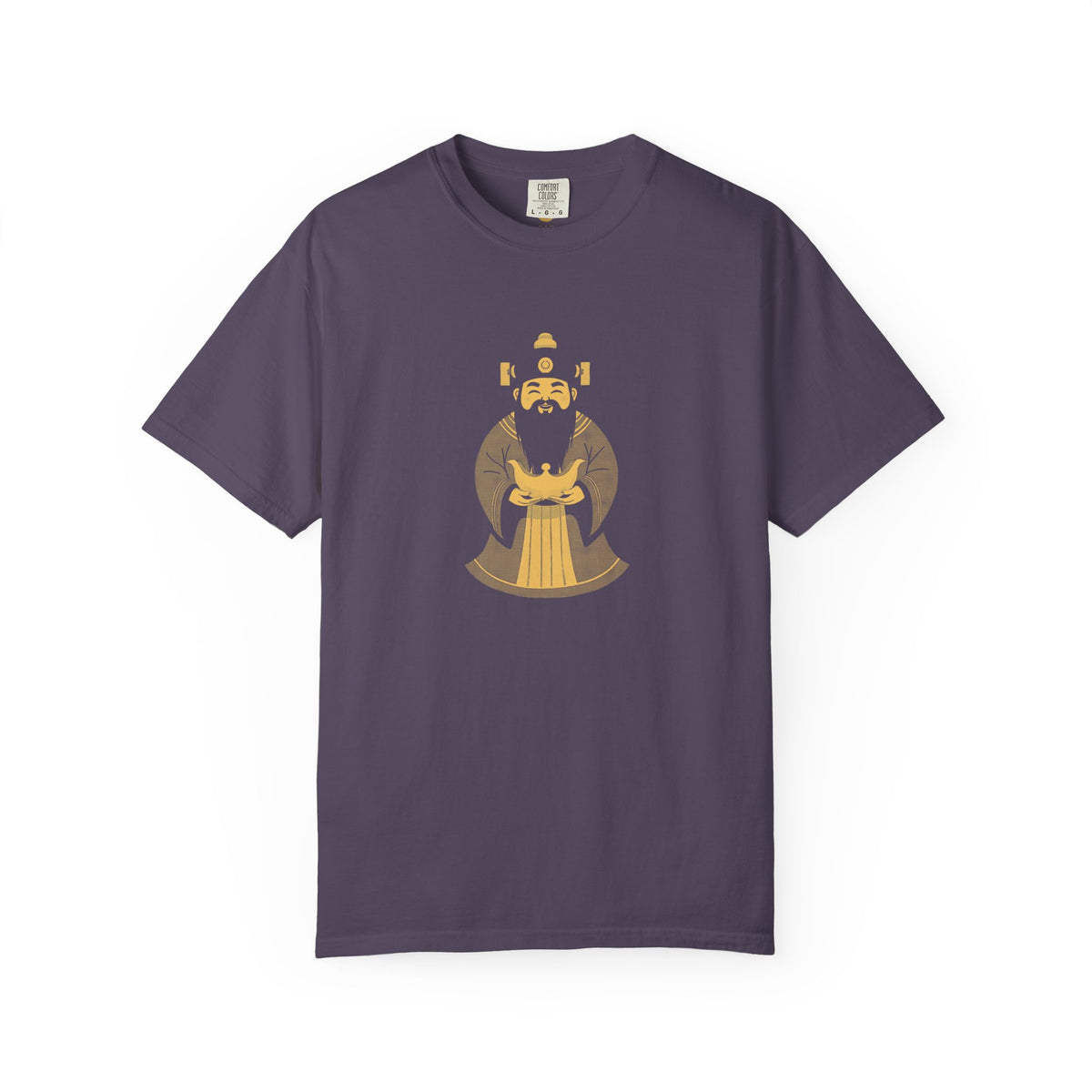Caishen: The Civil God of Wealth — Garment-Dyed One-Ink Tee