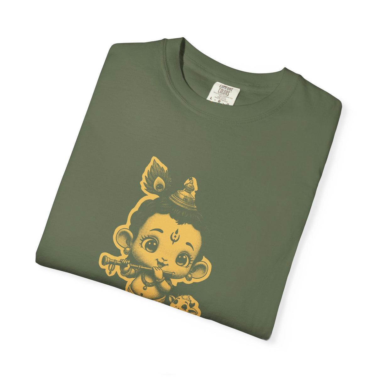 Krishna · “Butter thief. Heart thief.” — Garment-Dyed One-Ink Tee