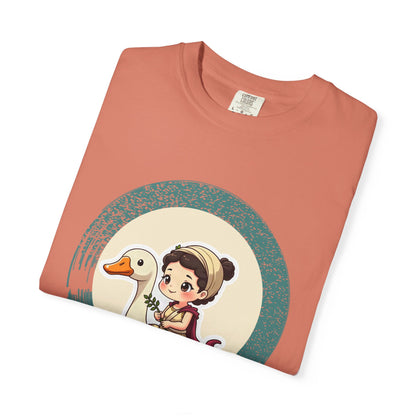 Aphrodite · “Riding a goose, obviously.” — Garment-Dyed T-Shirt