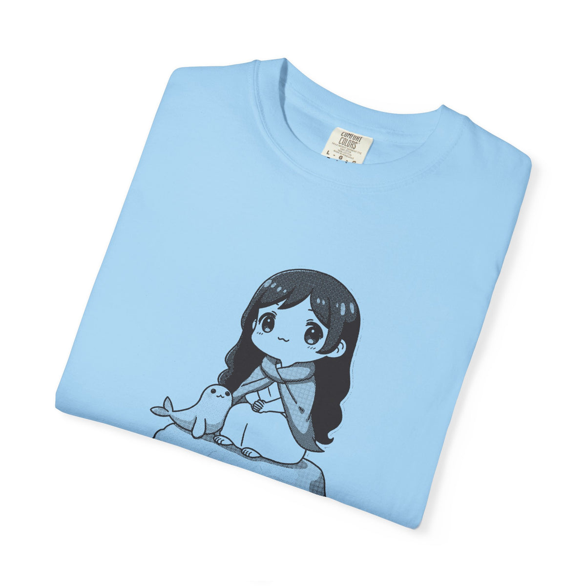 Selkie · “Land legs, sea heart.” — Garment-Dyed One-Ink Tee