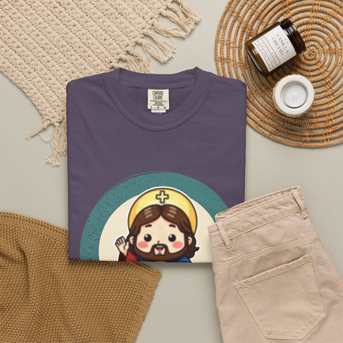 Jesus Christ · “How long must I put up with you?” — Garment-Dyed T-Shirt