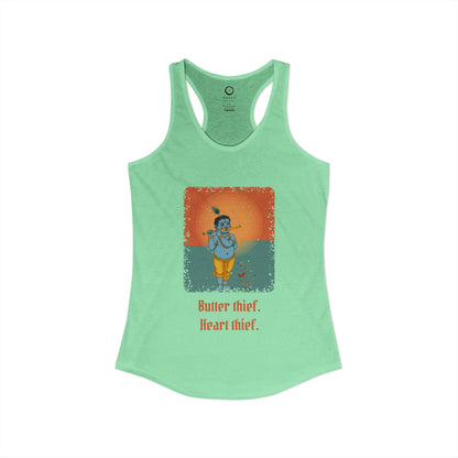 Krishna: Protector of Cows — Women's Racerback Tank
