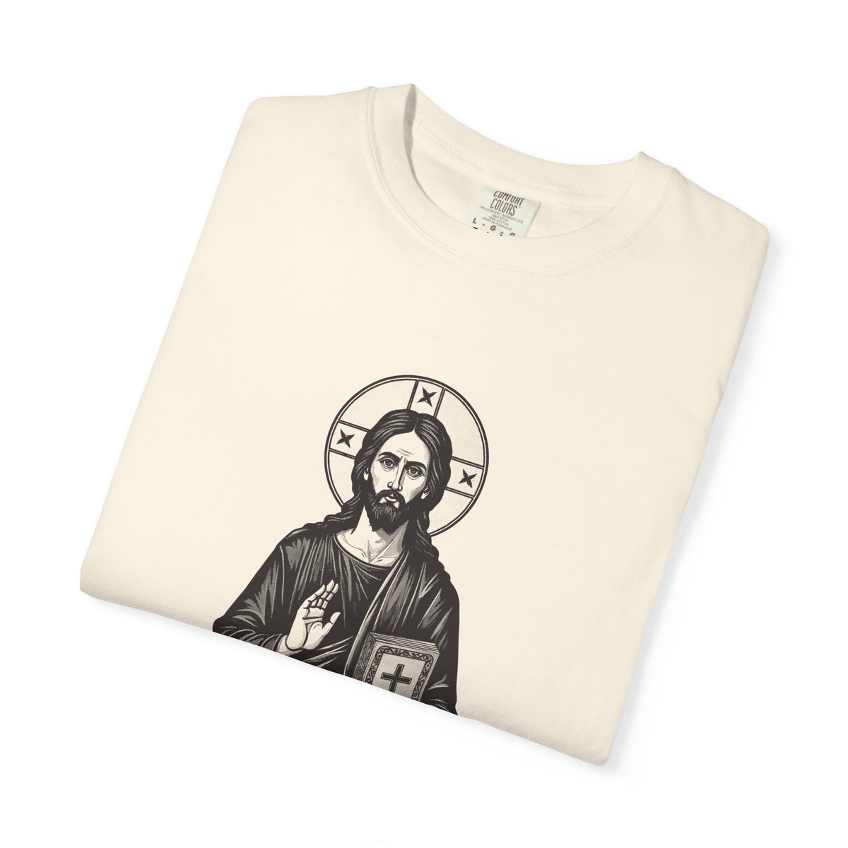 Jesus Christ · “How long must I put up with you?” — Garment-Dyed One-Ink Tee