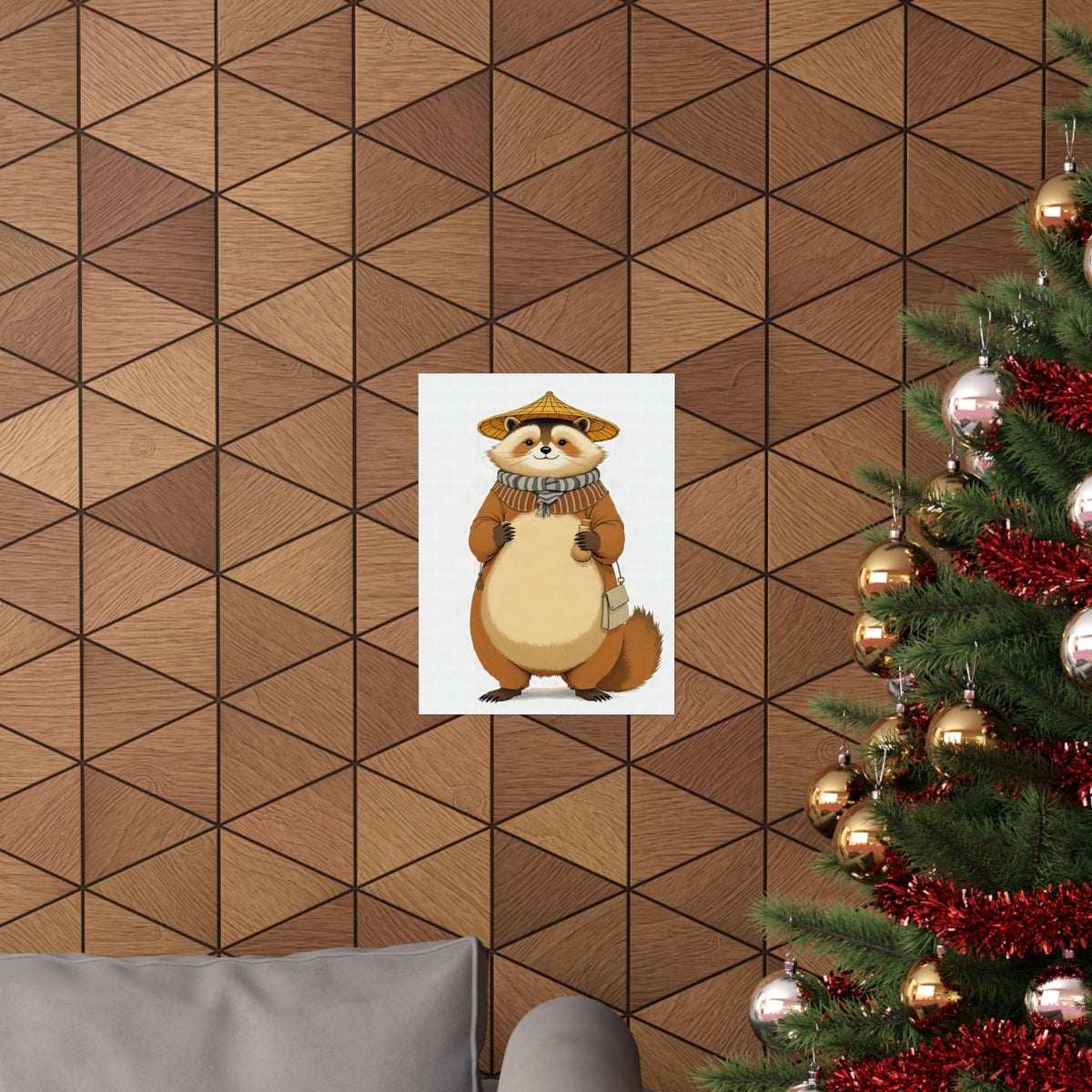 Tanuki: Eight Lucky Features — Art Print