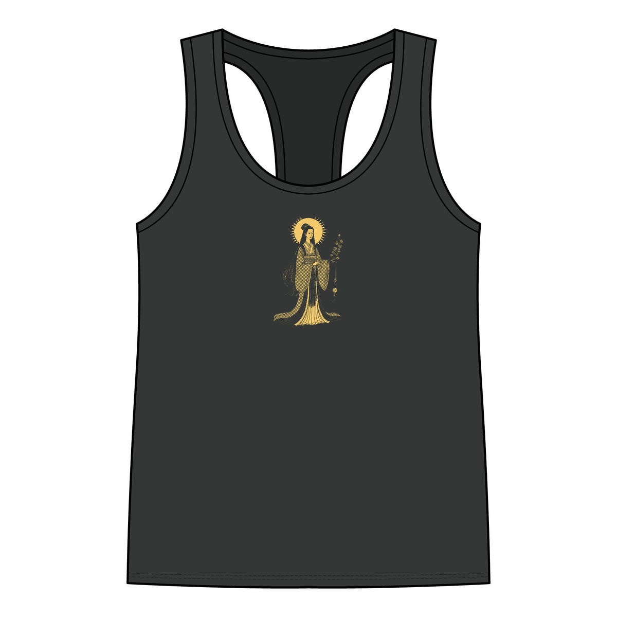 Amaterasu: She Who Shines in Heaven — Women's Racerback Tank
