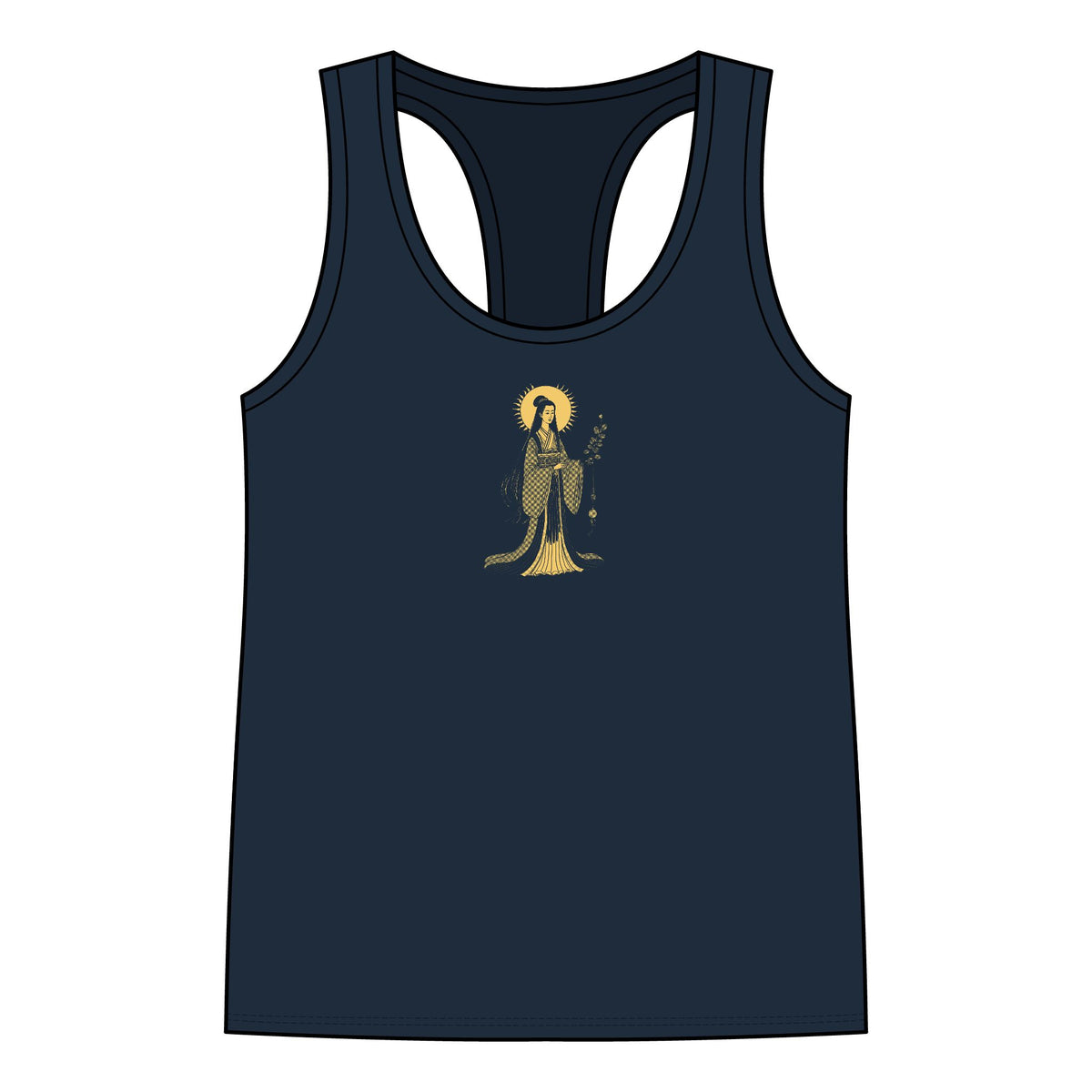 Amaterasu: She Who Shines in Heaven — Women's Racerback Tank