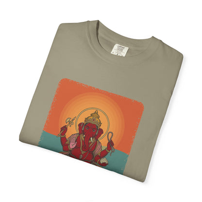 Ganesha · “First things first.” — Garment-Dyed T-Shirt