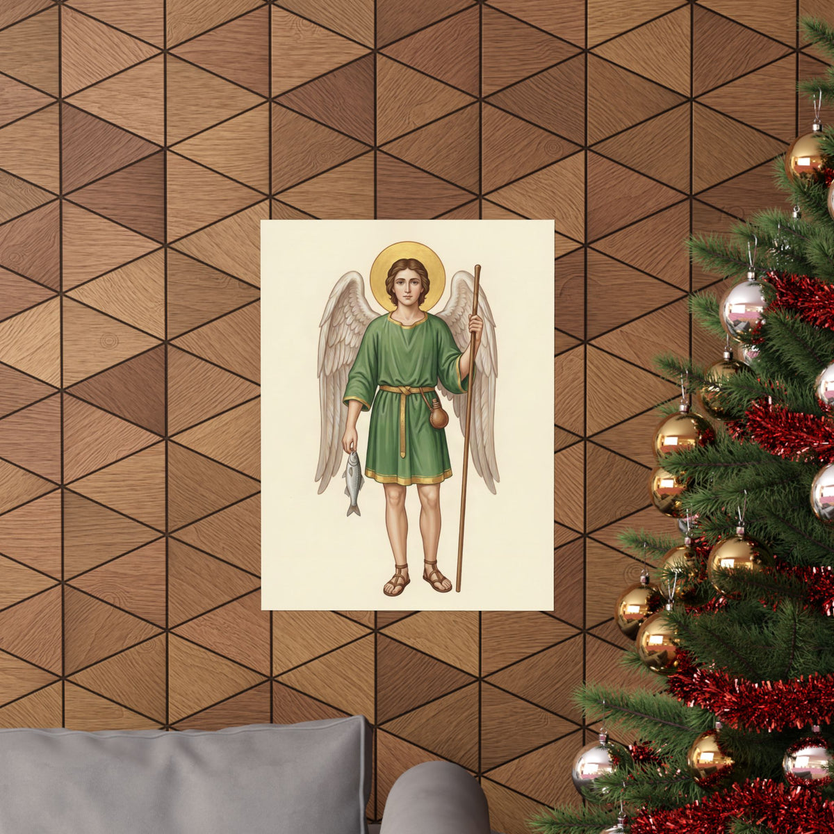St Raphael the Archangel: Companion on the Road — Art Print