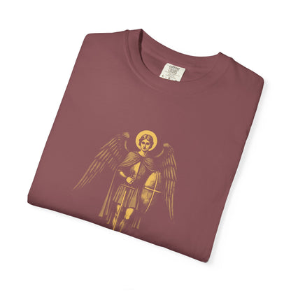 St Michael the Archangel: Chief Commander of Heaven — Garment-Dyed One-Ink Tee