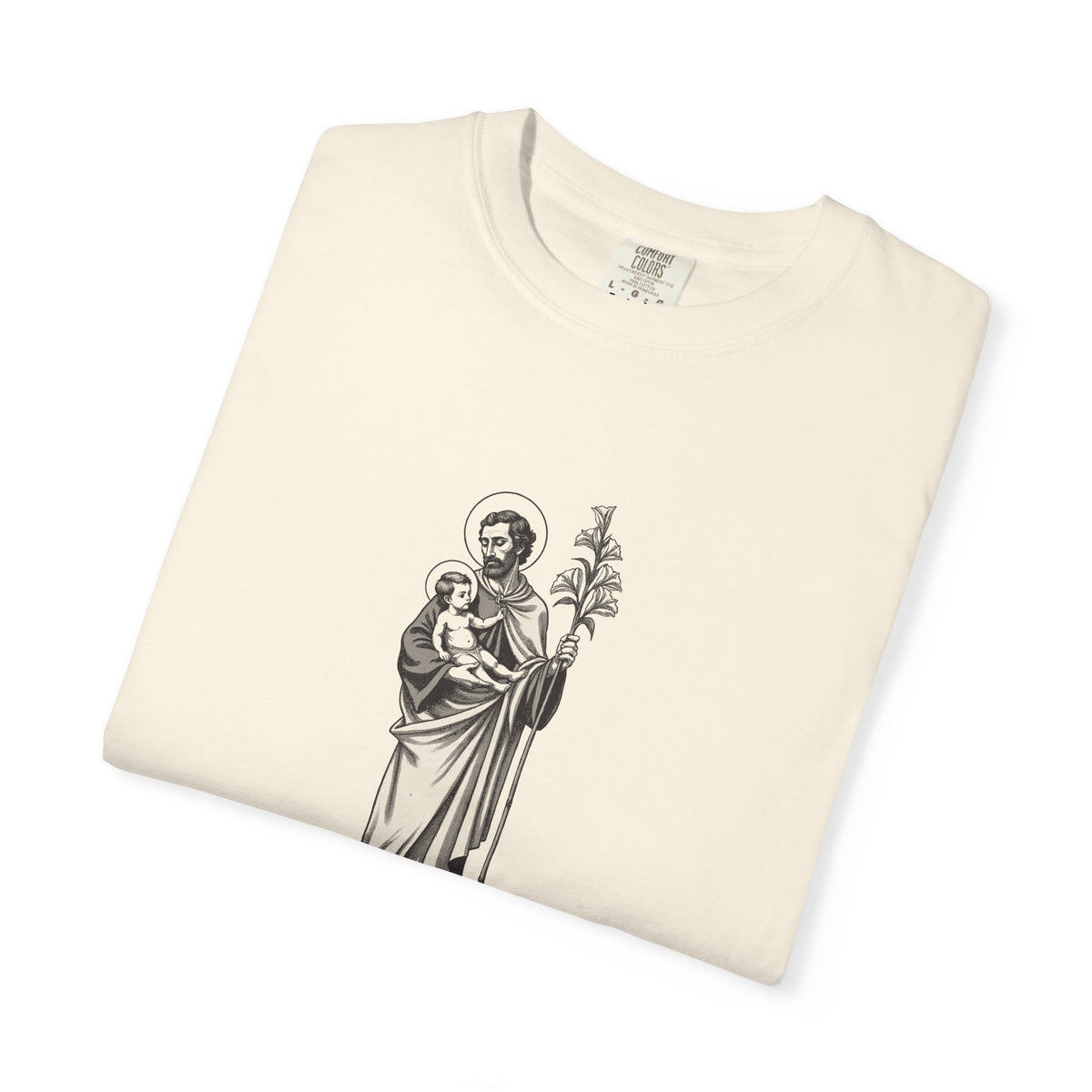 St Joseph · “Said nothing. Did everything.” — Garment-Dyed One-Ink Tee
