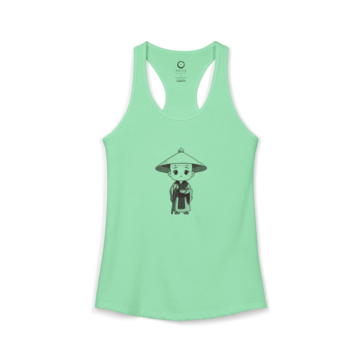 Kōbō Daishi: Walking with Every Pilgrim — Women's Racerback Tank