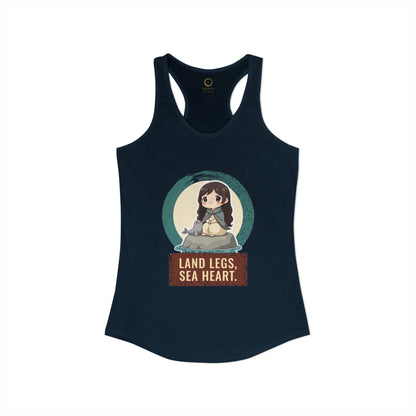 Selkie: Grey Selkie of Sule Skerry — Women's Racerback Tank