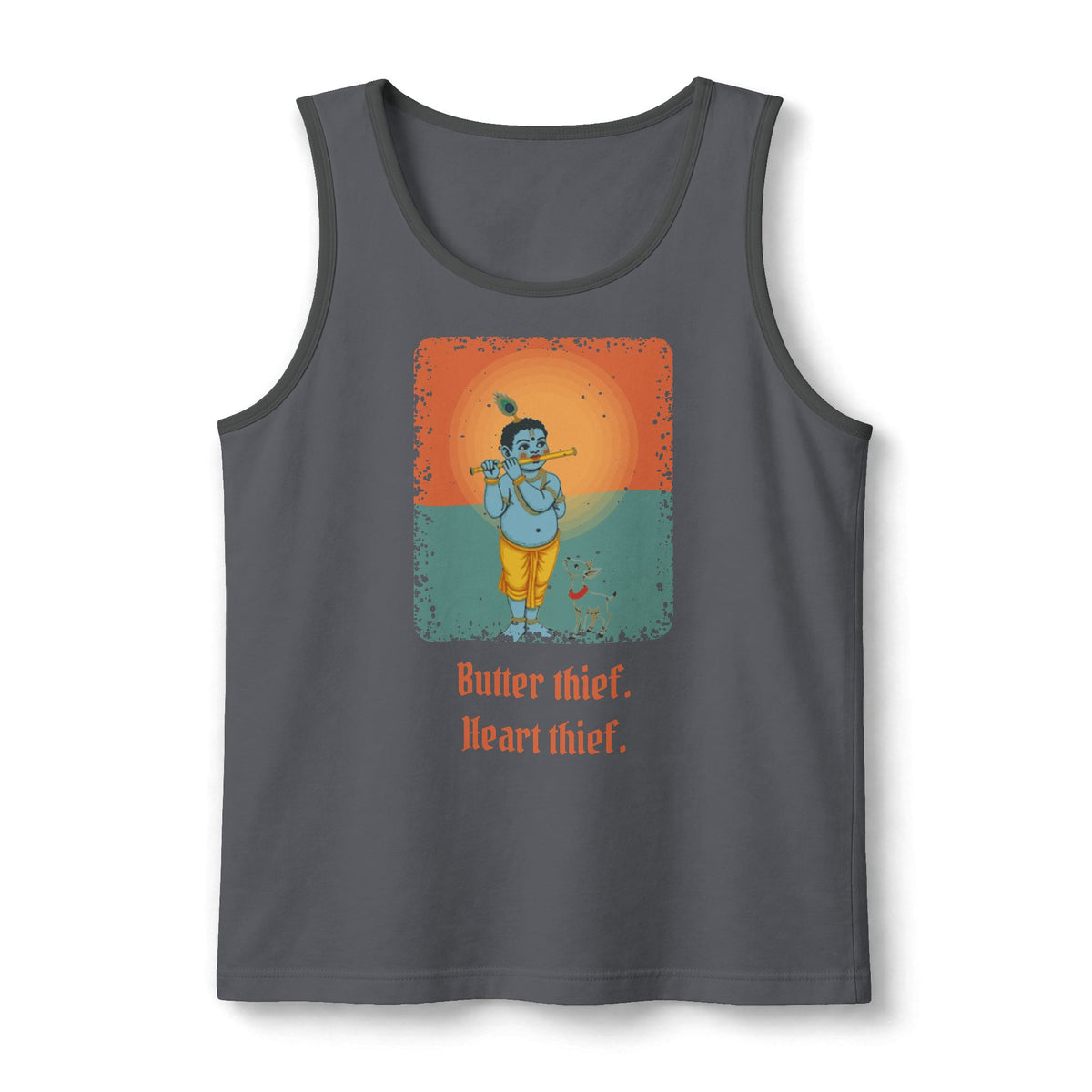 Krishna: Protector of Cows — Unisex Muscle Tank