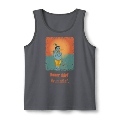 Krishna: Protector of Cows — Unisex Muscle Tank