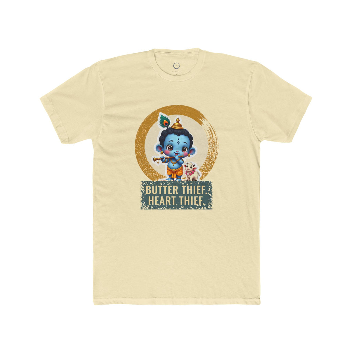 Krishna · “Butter thief. Heart thief.” — Unisex T-Shirt