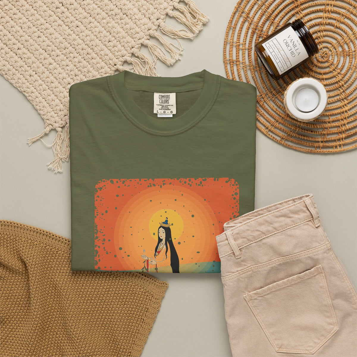 Guanyin · “World's best listener.” — Garment-Dyed T-Shirt