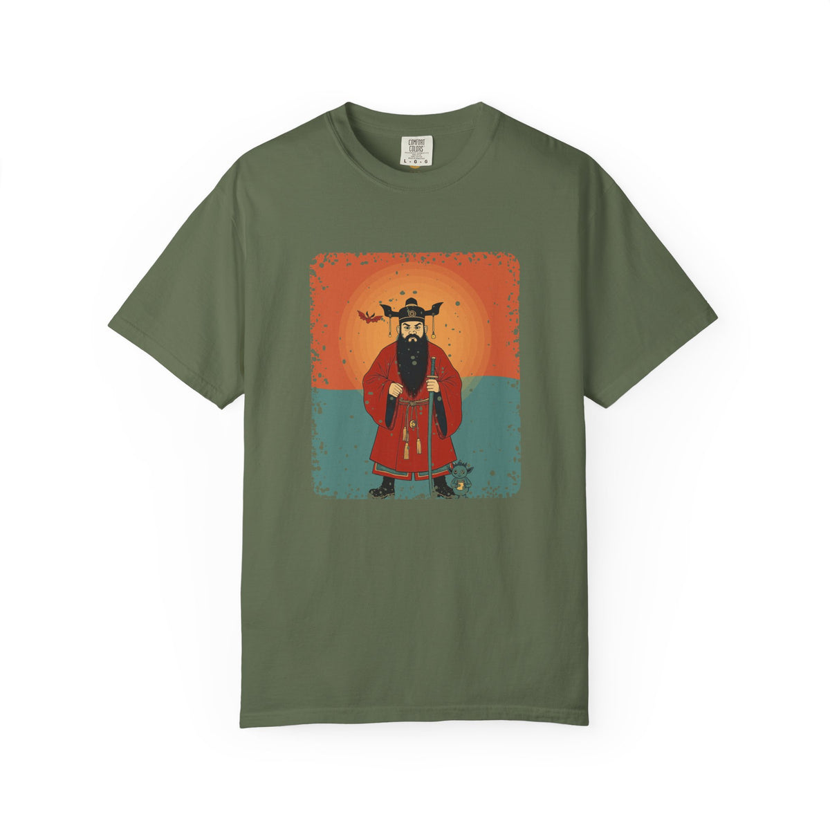 Zhong Kui: The Demon Queller — Garment-Dyed T-Shirt