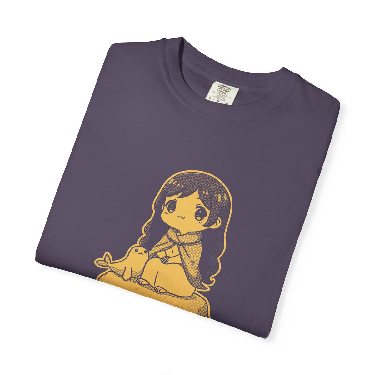 Selkie · “Land legs, sea heart.” — Garment-Dyed One-Ink Tee