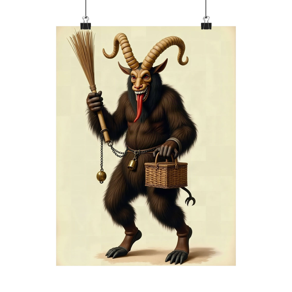 Krampus: Bringer of the Birch Rod — Art Print